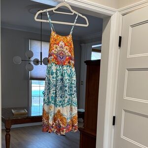Johnny Was xs, Bohemian Sleeveless Maxi Dress